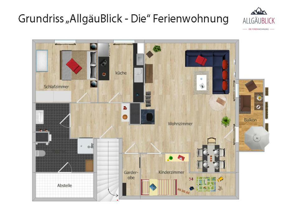 Allgaublick - Die Ferienwohnung ゾントホーフェン エクステリア 写真